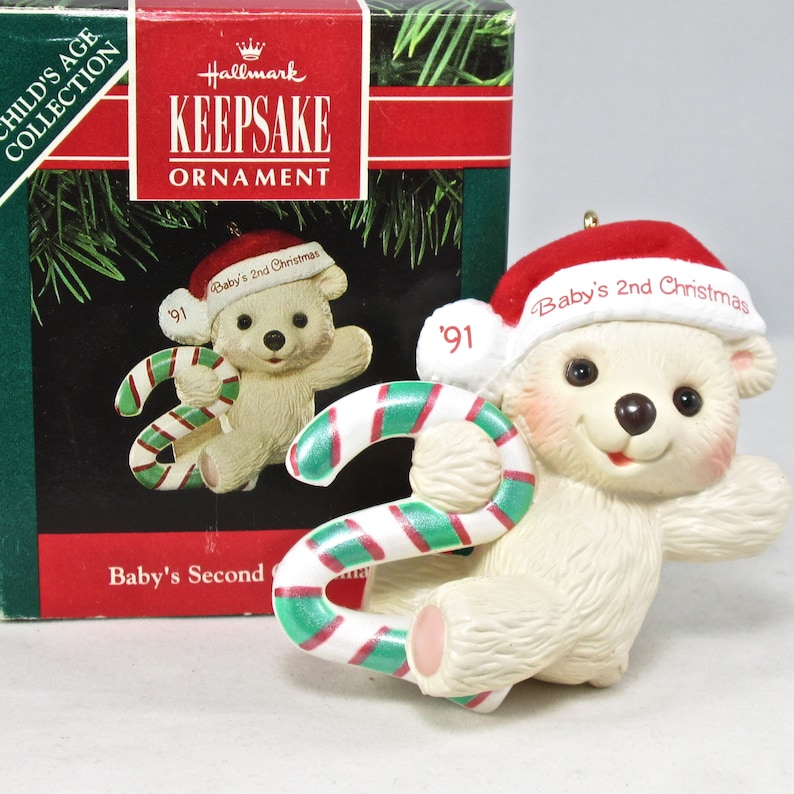 baby's second christmas ornament