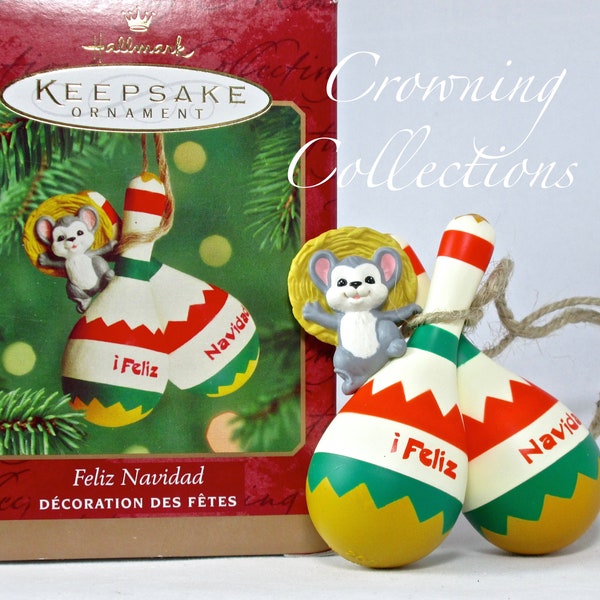 Feliz Navidad Hallmark Ornament Etsy