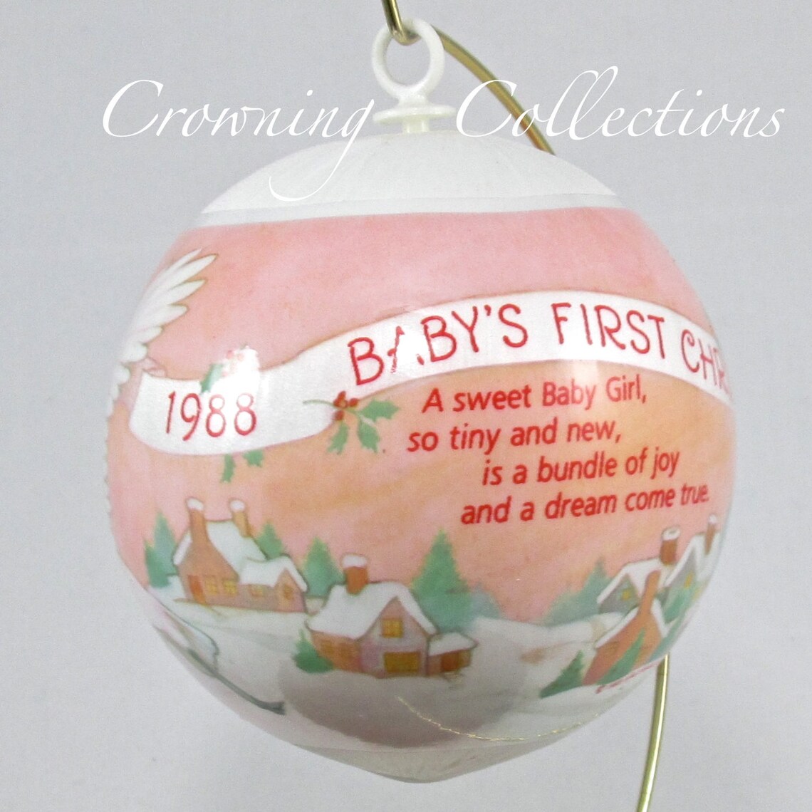 Baby's First Christmas Ornament Hallmark 