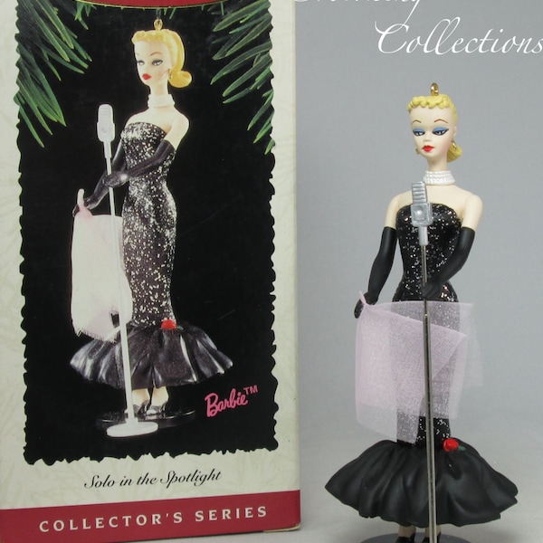 1995 Hallmark Barbie Solo in the Spotlight Keepsake Ornament #2 in Nostalgic Barbie Series