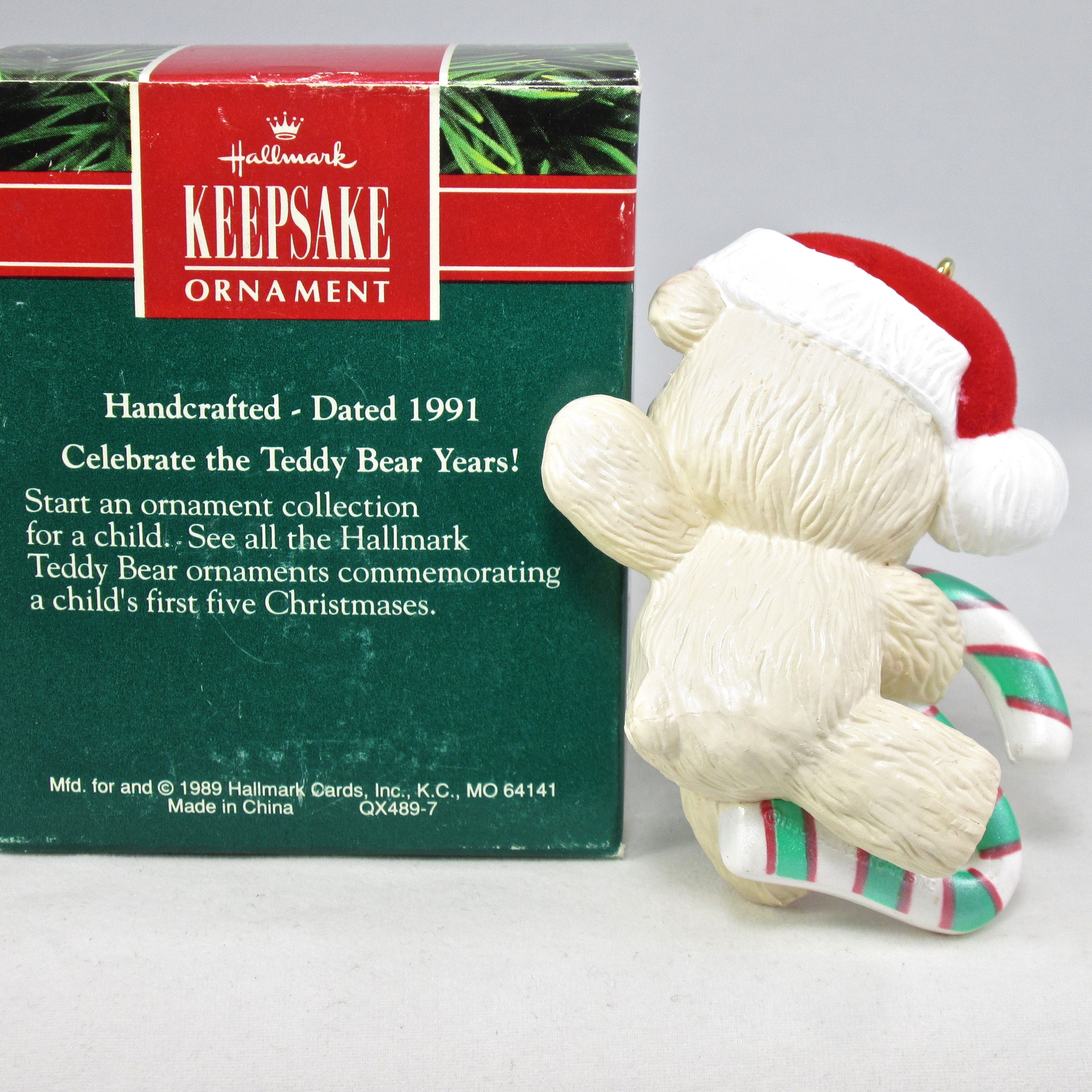1991 Hallmark Baby's Second Christmas Keepsake Ornament Etsy.de
