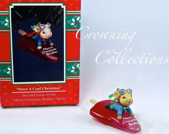 Enesco Mice Have a Cool Christmas Brother Treasury of Christmas Ornament Popsicle M. Gilmore Designs Vintage Collection Ice Cream Family