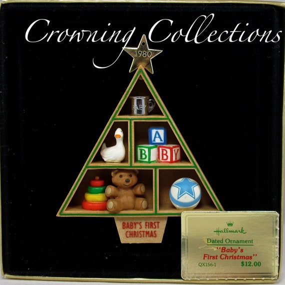 1980 baby's first christmas ornament