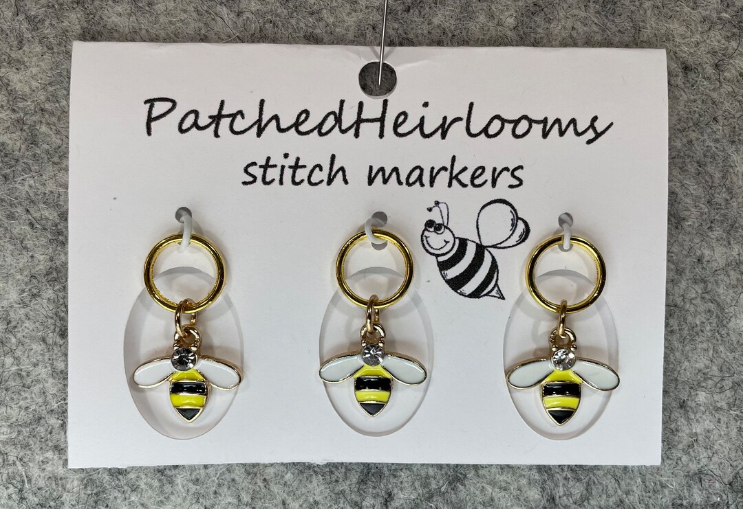 Bee Stitch Markers Etsy