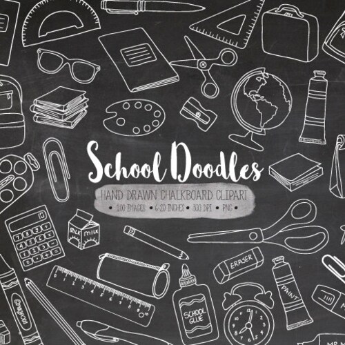 Chalk Clipart Black And White