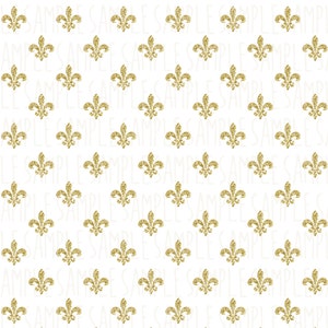 Gold Glitter Digital Paper. White and Gold Glitter Scrapbooking Paper Pack. Polka Dot, Honeycomb, Quatrefoil & Geometric. image 2