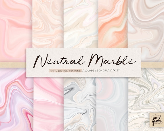 Neutral Marble Digital Washi Tape Graphic by emmaloustudioco · Creative  Fabrica