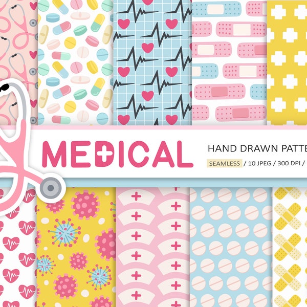 Kawaii Hospital SVG Cut Files, Cute Kawaii Medical Accessories Cutting ...