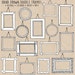 Doodle Frames Clipart. Hand Drawn Frames Clipart. Photo Borders, Frames, Tags. Black & White Scrapbooking Frames Clip Art - INSTANT DOWNLOAD