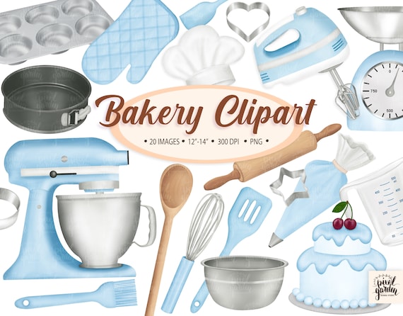 Digital Download Clipart Baking Measuring Spoons JPEG and PNG Files  (Download Now) 