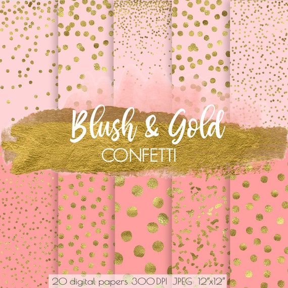 Gold Confetti Wallpaper