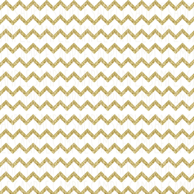 Gold Glitter Digital Paper. White and Gold Glitter Scrapbooking Paper Pack. Polka Dot, Honeycomb, Quatrefoil & Geometric. image 4