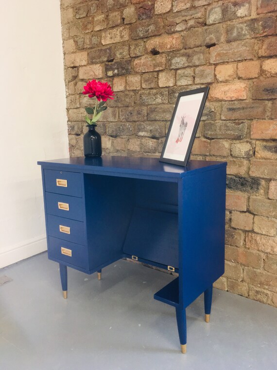 Blue Writing Desk Fredrick
