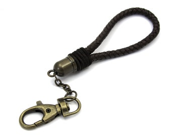 Lanyard leder "Brown"