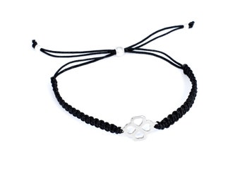 Armband roestvrij staal vriendschapsarmband geluksband macrame armband