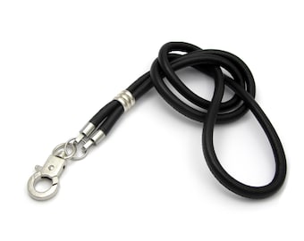 Edele lanyard - fijnste nappa leer -