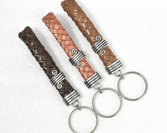 Lanyard keychain leather color choice