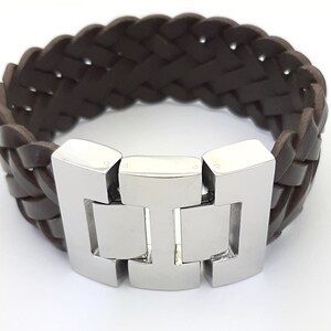Men&#39;s bracelet DJANGO, double solid stainless steel clasp