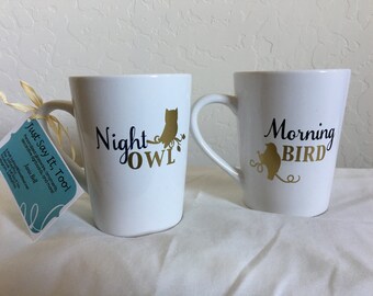 Night Owl, Morning Bird Mugs