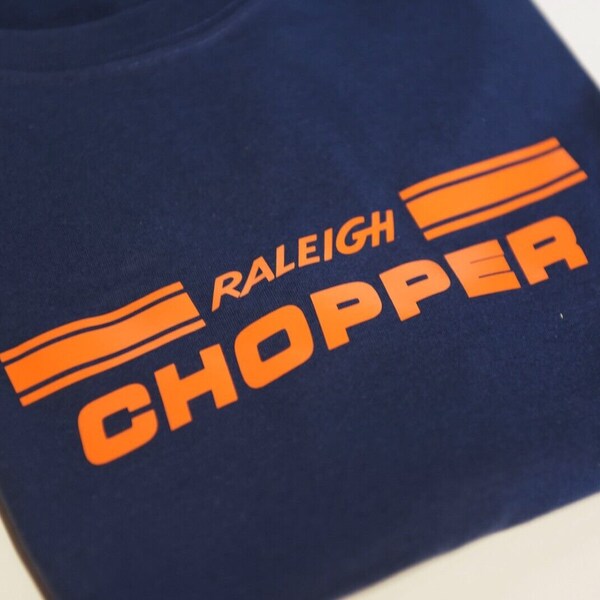 Raleigh Chopper T-Shirt - Retro Organic Cotton Tee's Hand Printed