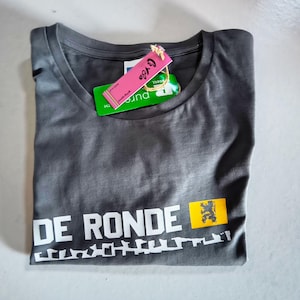 DE RONDE. Tour of Flanders..The Iconic Spring Classics Cycle Race. Queen of the Classics Tshirt