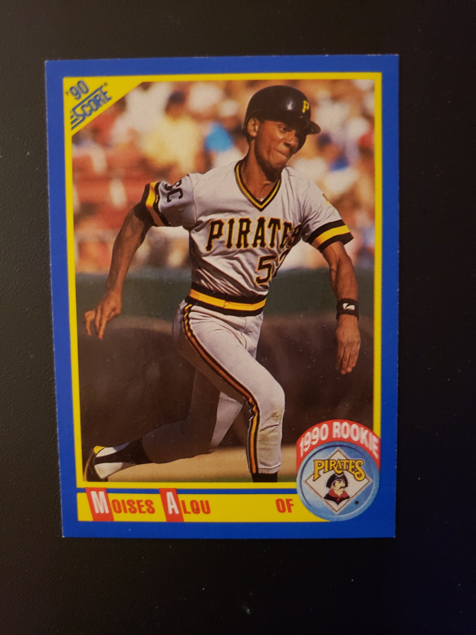 1990 Topps Moises Alou Rookie Card 592 Pittsburgh Pirates Etsy