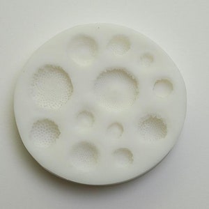 Multi Flower Round Center - Silicone Mold
