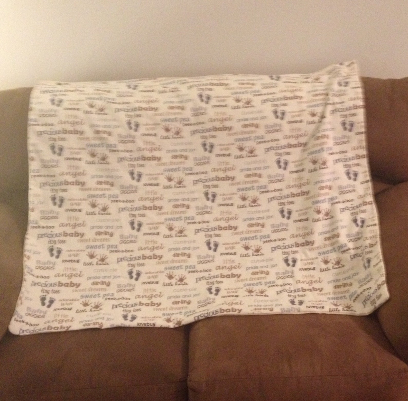 A soft and cuddly blanket for baby. Etsy