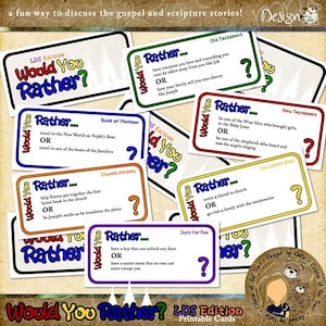 ¿Preferirías? - Edición SUD / Juego de cartas imprimible