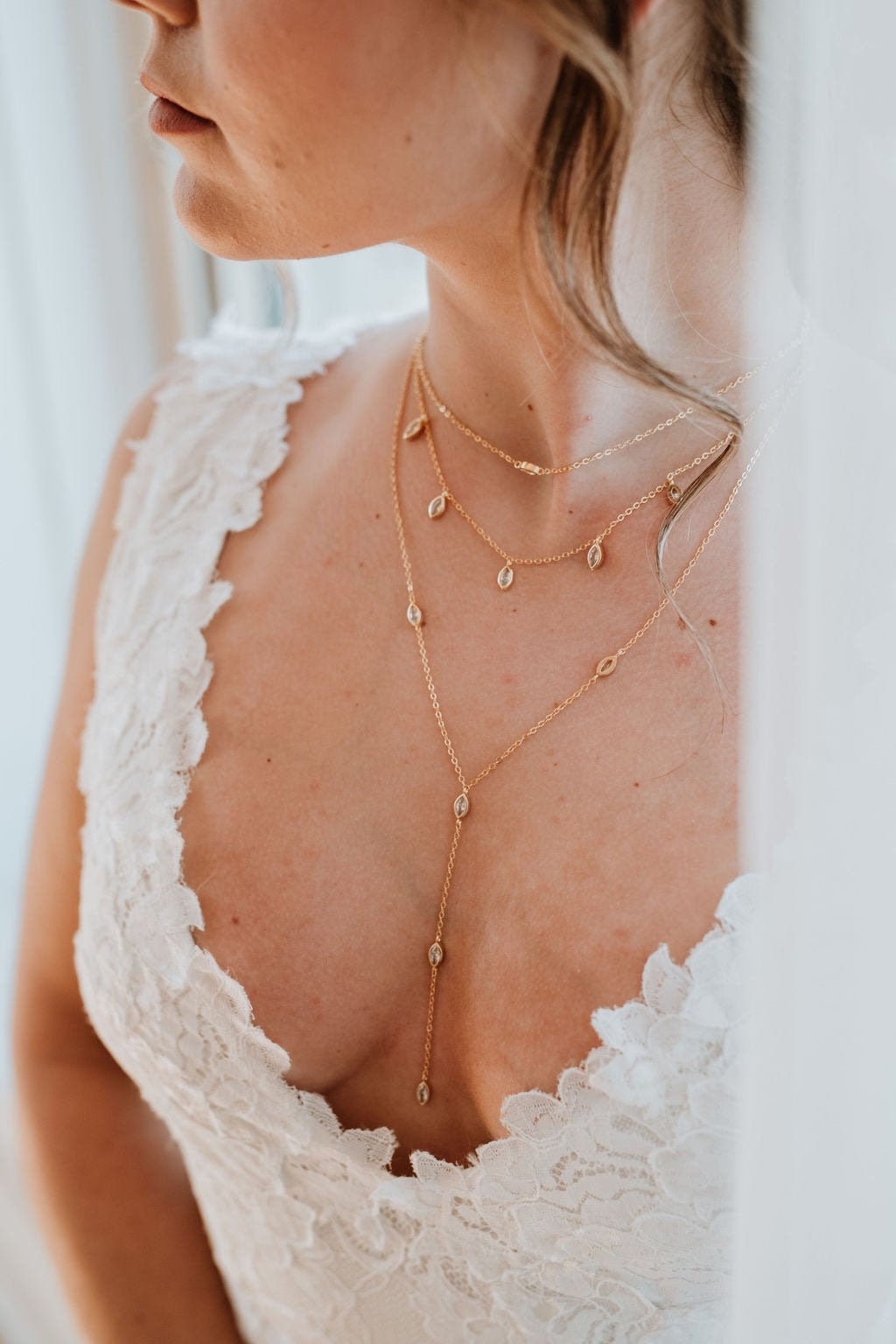 Necklace for Low Cut Dress - Etsy Canada