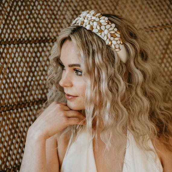 Art deco bridal wedding headpiece tiara headband  new Crystal Art Deco Bridal Tiara: Elegant Rhinestone Headpiece  main image 2