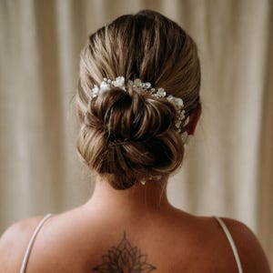 Blumenranke | Hochzeit Kopfschmuck | Braut Haarranke | Hochzeit Haarranke | Braut Kopfschmuck | Blumen Hochzeit Haarschmuck | Sylvie