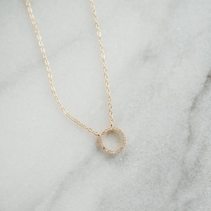 Gold Bridal Necklace Minimalist Necklace Gold Wedding Necklace Bridal Jewelry Layering Necklace Dainty Gold Bridal Chain Infinity image 4