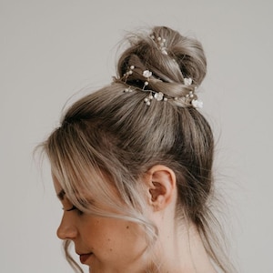 Blumenranke | Hochzeit Kopfschmuck | Braut Haarranke | Hochzeit Haarranke | Braut Kopfschmuck | Floral Hochzeit Haarschmuck Molly