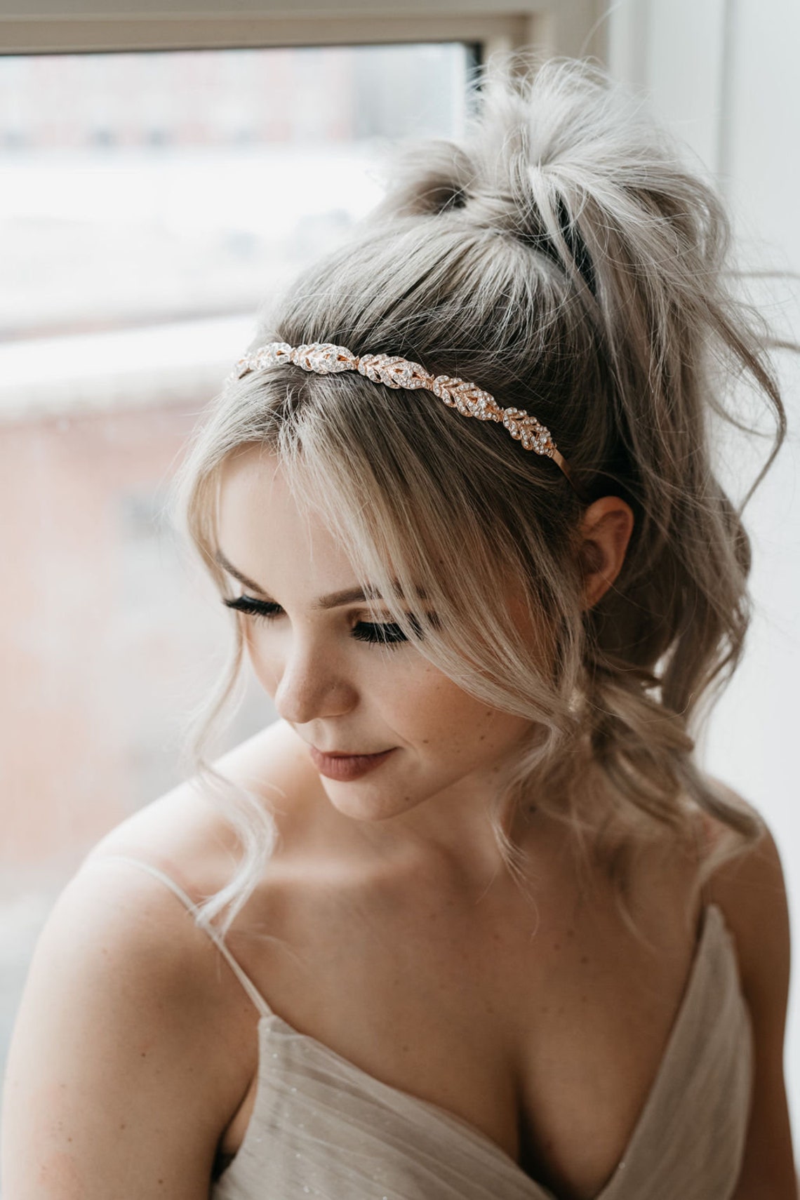rhinestone bridal headpiece