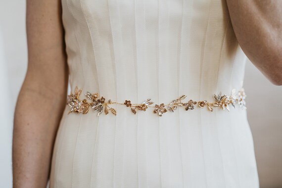 boho bridal sash