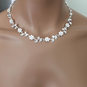 Flower Bridal jewelry set,Crystals, Custom Jewelry Wedding Set