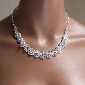 Flower Bridal jewelry set,Crystals, Custom Jewelry Wedding Set image 3