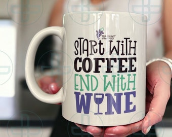 Funny coffee mug, coffe drinker, wine lover, gift, mugs gifts, coffee, Mom, teacher, parenting