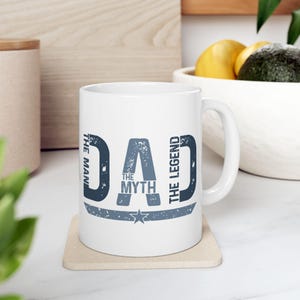 Caneca de cerâmica Legendary Man - Presente perfeito para amantes de café, pais, aniversários, datas comemorativas ou qualquer ocasião especial