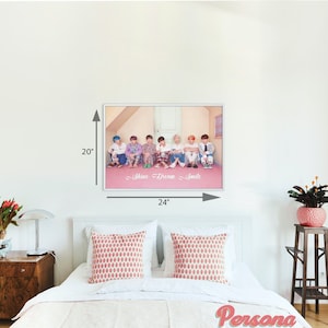 Arte su tela fotografica Bangtan OT7: Persona, BE, 7 (senza cornice)