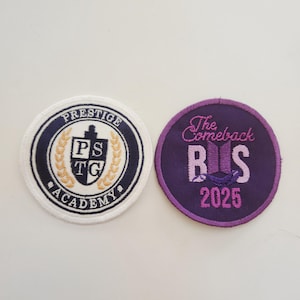 Bangtan 2025 Comeback, Ateez Prestige Academy & Aniteez Characters Patch | Iron on/ Sew On