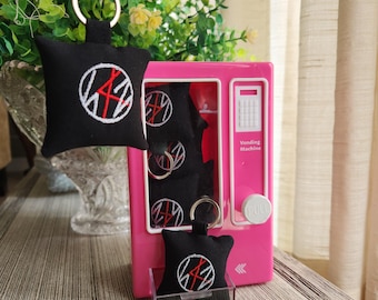 Stray SKZ Kids logo kpop mini pillow keyring, kpop keychain