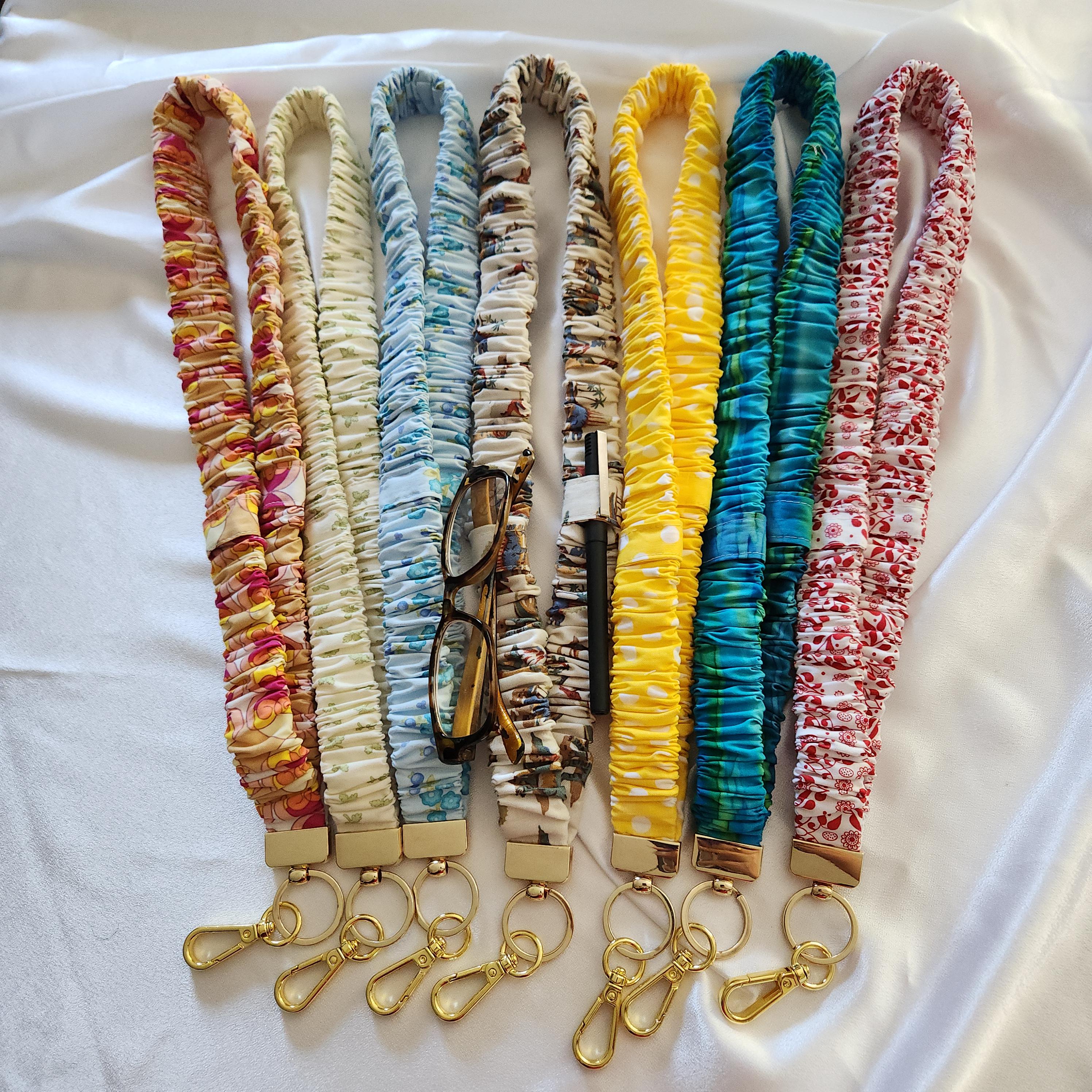 Velvet Stretchy Lanyard Stretchy Lanyard Holder
