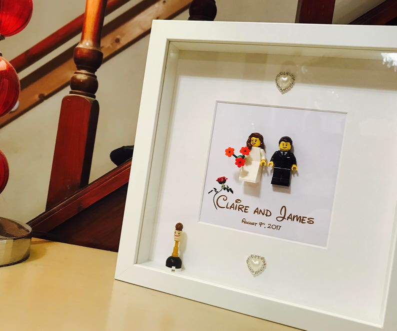 Beauty And The Beast Wedding Gift Lego Frame Disney Image 0