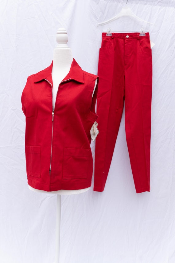 Dr. No 2-Piece Set - NWT | Red Joan Walters Vest a