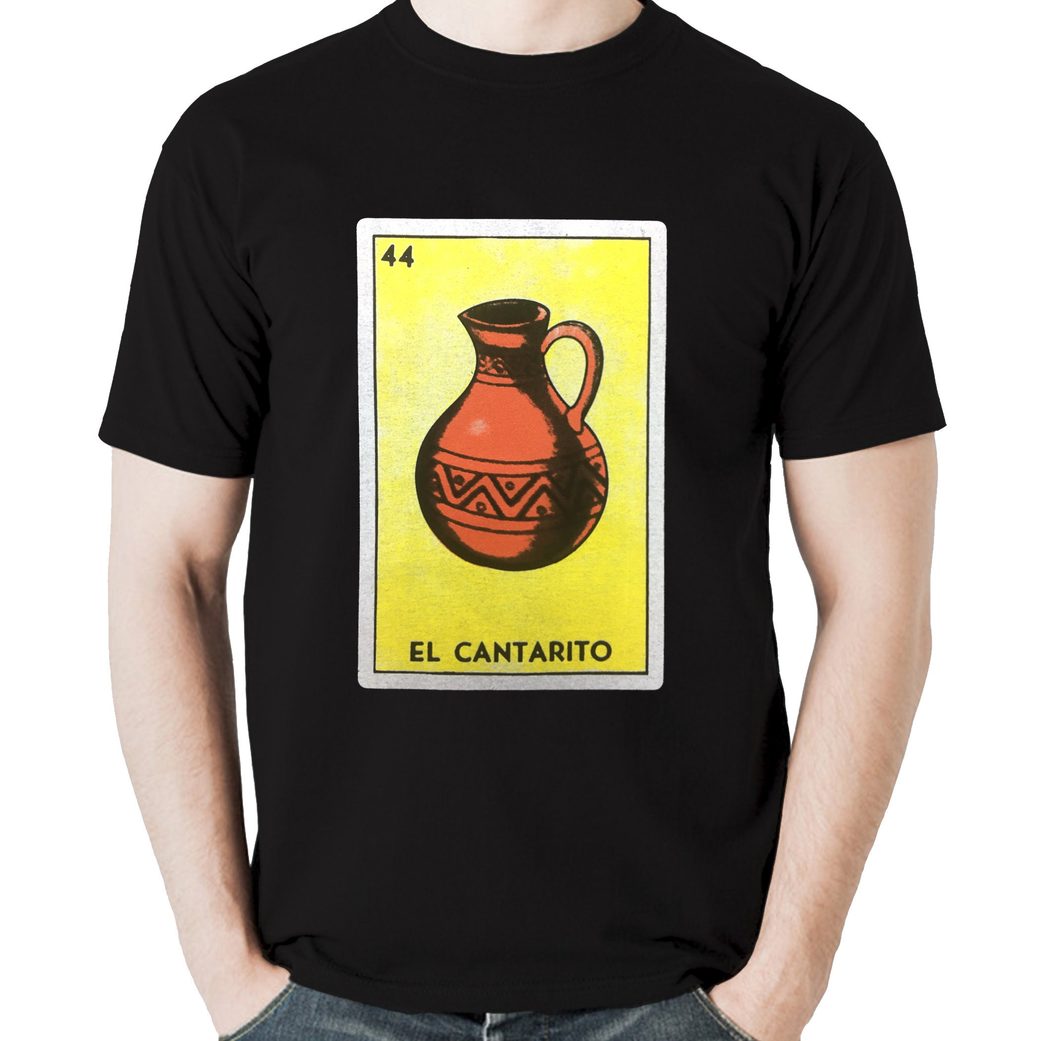 El Cantarito Loteria Mexican Bingo Mens T Shirt Etsy Hong Kong