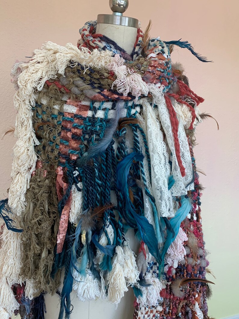 Triloom Shawl/ Blanket Wrap/ Handwoven Shawl/ Fashion Blanket/ Etsy