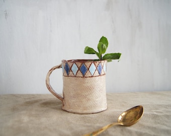 Pottery Mug-Tea Cup-Earthenware Ceramics