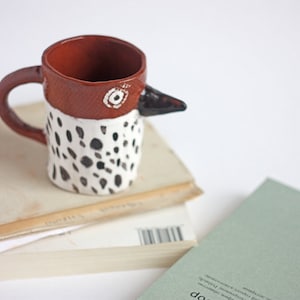 Pottery Mug-Bird Mug- Coffee Mug-Tea Cup-Tea Mug-Coffee Cup-Ceramics And Pottery